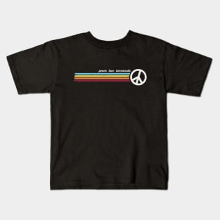 Peace Love Barracuda Kids T-Shirt